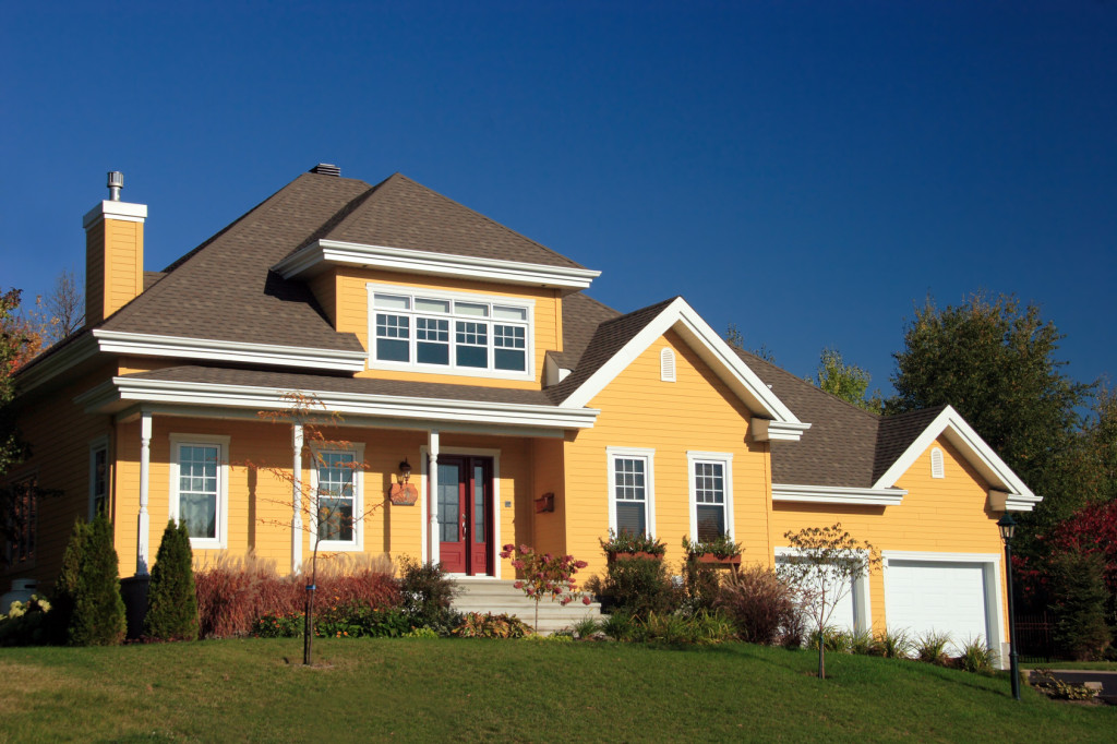 New yellow house