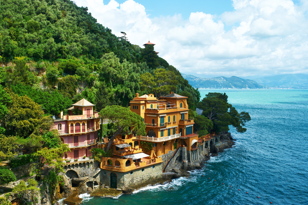 Portofino village on Ligurian coast, Italy