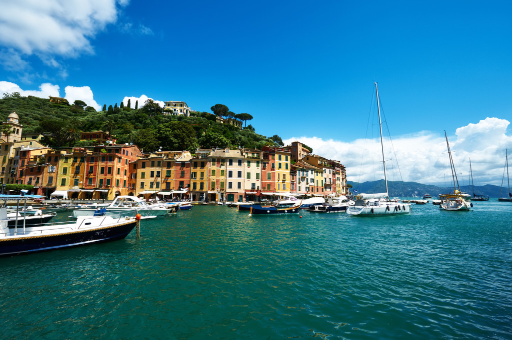 Portofino village on Ligurian coast, Italy