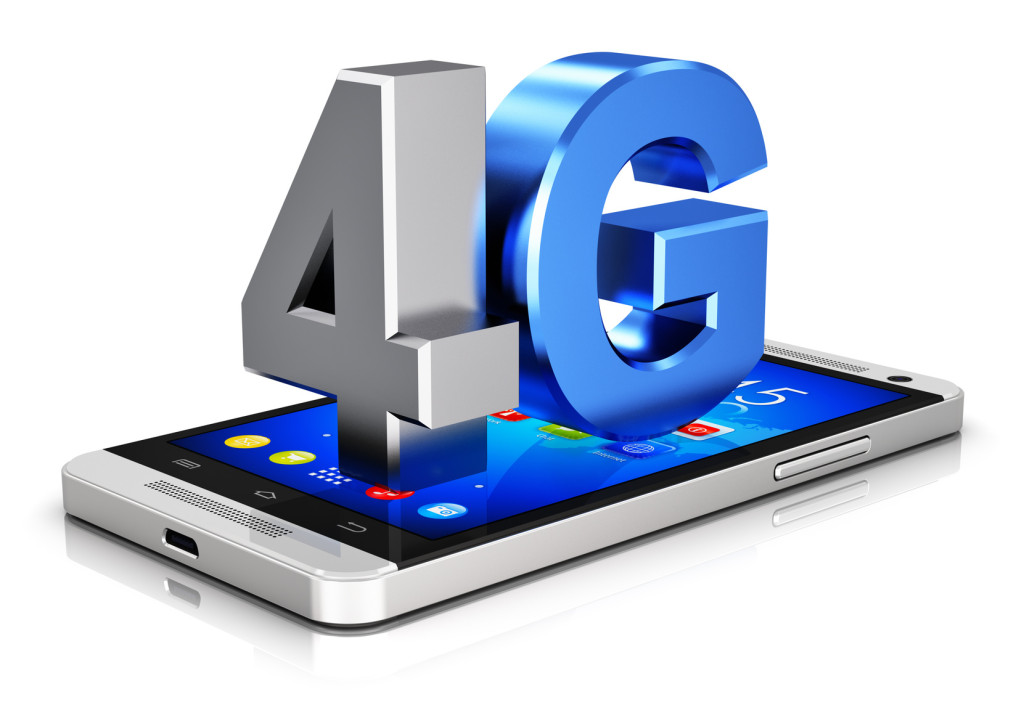 4G LTE wireless technology concept