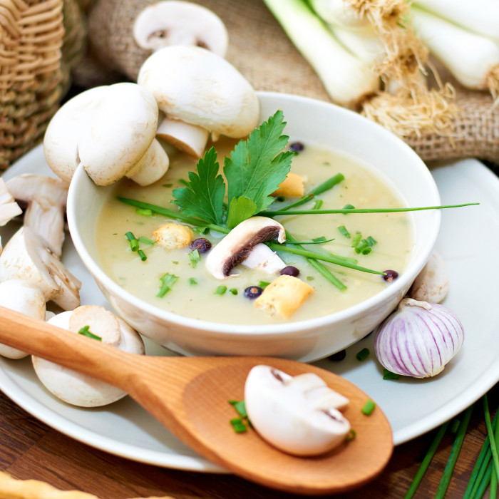 Soup mushrooms