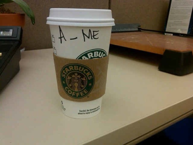 Photo : starbucksspelling.tumblr.com