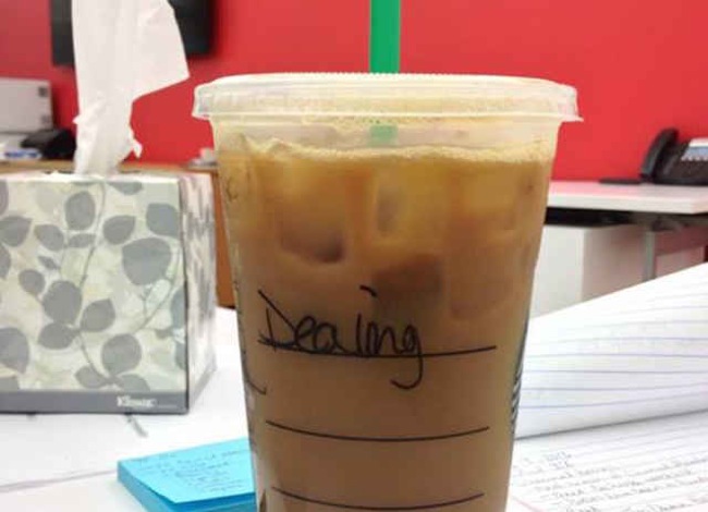 Photo : starbucksspelling.tumblr.com
