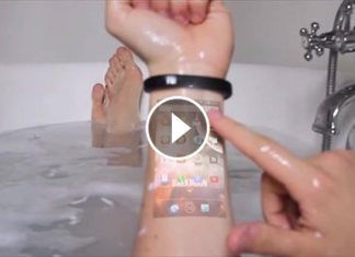 The Cicret Bracelet incredible Skin Touchscreen