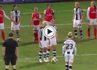 Brilliant Trick Free Kick in Women’s Football