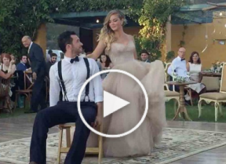 Bride Puts A Spell On Her Magician Groom During Their First Dance