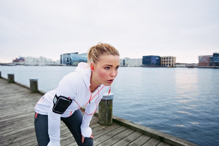 breath - Female runner
